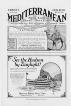 1927 Frank&#39;s Mediterranean Cruise De Luxe Vintage Ad - £1.58 GBP