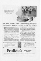 1927 Pettijohns Whole Wheat Cereal Vintage Print Ad - $2.50