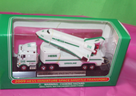 Hess 2009 Miniature Space Shuttle Transport Set Holiday Toy Christmas Gi... - $24.74