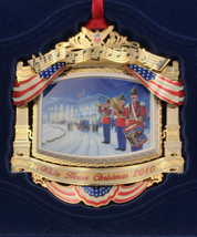 2010 White House Historical Association Christmas Ornament Music Army Navy - £7.56 GBP