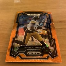 2023 Panini Prizm Diontae Johnson Orange Disco Prizm Steelers - £1.39 GBP