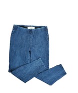 Soft Surroundings Pullon Skinny Jeans Blue Large Medium Wash Stretchy Hi... - $24.02