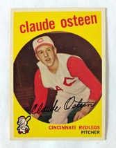 1959 Topps Claude Osteen Rookie Card RC #224 - £15.70 GBP