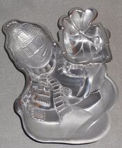 Lenox METAL YULETIDE SNOWMAN Chip and Dip MINT IN BOX - $19.79