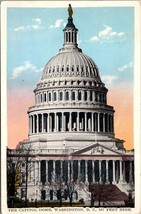 Washington D.C. Capitol Dome Posted 1929 Vintage Postcard - $9.40