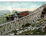 Jacobs Ladder Mount Washington Ferrovia Nh Nuovo Hampshire Unp DB Cartol... - £3.17 GBP