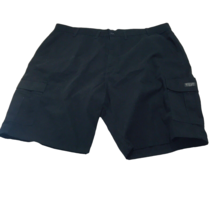 Vtg Y2K Wrangler Shorts Mens Size 44 Black Cargo Casual Comfort Style - £20.21 GBP