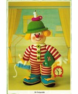 Jean Greenhowe Knit Clowns Red Nose Gang Gardener Painter Cook Traveler ... - £9.50 GBP