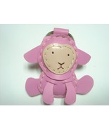 Chii the Lamb Leather Keychain ( Bright Pink ) - $18.90