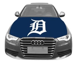 Detroit Old English D, Car Hood Cover, Auto Flag, Detroit Tigers - £31.44 GBP