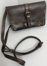 Patricia Nash Organizer Crossbody Bag Leather Distressed Style 7 By 5” - £36.39 GBP