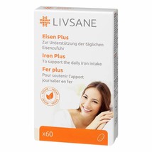 Livsane Iron Plus 60 Tablets - £19.33 GBP
