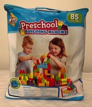 Kids Work Building Blocks 85 Piece PreSchool - £18.77 GBP