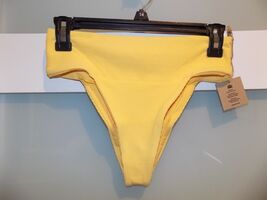 Free People x Toast Swim Ribbed Banded Waist Bikini Bottom in Sunset Rib... - $28.80