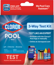 Clorox Pool&amp;Spa 3-Way Test Kit pH, Chlorine, or Bromine - £18.87 GBP