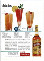 1950s Early Times Kentucky Straight Bourbon Whiskey PRINT AD Drinks, Coo... - $9.32 CAD