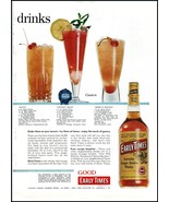1950s Early Times Kentucky Straight Bourbon Whiskey PRINT AD Drinks, Coo... - $9.31 CAD