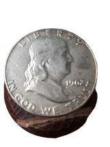 ½ Half Dollar Franklin Silver Coin 1962 D Denver Mint 50C KM#199 - £12.57 GBP