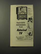 1953 Admiral Model 221DX26L TV Ad - Walt Disney&#39;s Nana from Peter Pan - £14.78 GBP