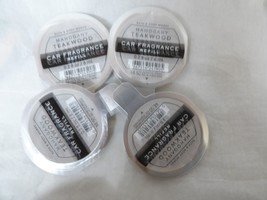 4 Bath Body Works Scentportable MAHOGANY TEAKWOOD Car Air Freshener Refi... - $23.95