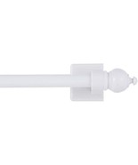 Kenney 7/16&quot; Multi-Use Adjustable Petite Cafe Magnetic Rod, 16-28&quot;, White - $31.27 CAD