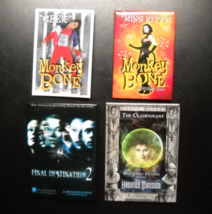 Movie Promotion Pins Final Destination 2 The Haunted Mansion and Two Mon... - £7.18 GBP