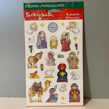 Vintage American Greetings Christmas Nativity Scene Stickers - £9.53 GBP