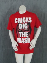Retro WWE Shirt - Kane Chick Dig the Mask (Katie Vick) - Men&#39;s Large - £156.48 GBP
