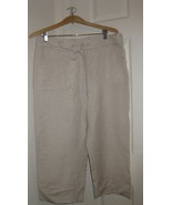 Women&#39;s Capri Pants Tan Size 14 for Spring &amp; Summer New - £23.88 GBP