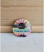 Woodstock Tie Dye Guitar Pin 1.25&quot; Inch 2009 - €17,13 EUR