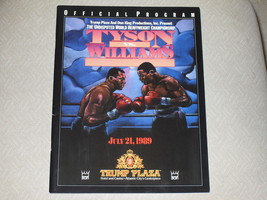 Vintage July 21 1989 Mike Tyson Vs Carl The Truth Williams Official Program - £239.79 GBP