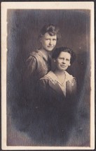 Strickland Family Pre-1920 RPPC Photo Postcard #2 - Alice and Dora - £13.07 GBP