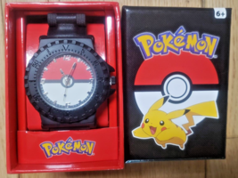 NINTENDO POKEMON POKEBALL PIKACHU LICENSED WATCH WITH CASE BRAND NEW IN BOX - $20.78