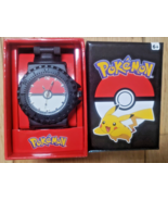 NINTENDO POKEMON POKEBALL PIKACHU LICENSED WATCH WITH CASE BRAND NEW IN BOX - $28.99 CAD