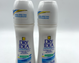 2 Dry Idea Advanced Dry Unscented Antiperspirant Roll On 3.25 Oz Each Bs251 - £9.02 GBP
