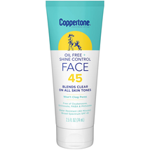 Oil Free + Shine Control Sunscreen Face Lotion SPF 45, Lightweight Sunsc... - $19.03