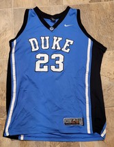 Nike Elite Duke University Blue Devils Basketball Jersey #23 Black Men's XL - $39.59