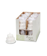 Pearl Cake Candle White Pearl 2.25 X 2.25 Inches - £12.59 GBP