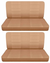 Fits 1964 Oldsmobile Jetstar 88 sedan 4 door Front and Rear bench seat covers - £100.81 GBP