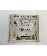 Haandarbejdets Fremme Calender 1962 Cross stitch Pattern Spiral Book - £58.82 GBP