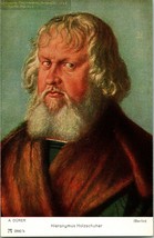 Vtg German Art Postcard Albrecht Durer Portrait of Hieronymus Holzschuher UNP - £8.96 GBP