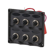 Switch Panel with LED Indicators - 6 Gang - £62.69 GBP