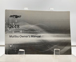 2018 Chevy Malibu Owners Manual Handbook OEM I01B41053 - £35.91 GBP