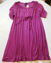 Lane Bryant Women&#39;s Ladies Dress Size Variations Short Sleeve 2811 Berry... - £30.89 GBP
