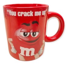 M&amp;M Red You Crack Me Up Coffee Mug Cup Frankford Candy 2016 - £7.09 GBP