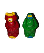Lot of 2 Burger King Monster Toy Figures Freaky Fellas Creatures Red Green - £3.82 GBP