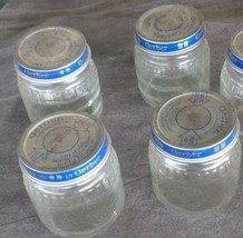 Lot of 4 Vintage Glass Baby Food Jars - Gerber - VGC - GREAT FOR CRAFTS ... - £13.47 GBP