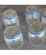 Lot of 4 Vintage Glass Baby Food Jars - Gerber - VGC - GREAT FOR CRAFTS ... - £13.22 GBP