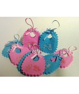 12 Pcs Pink &amp; Blue Baby Shower Woven Pouches &quot;It&#39;s a Girl&quot; &quot;It&#39;s a Boy&quot; ... - $10.11 CAD