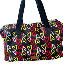 MOSCHINO Fragrances Overnight Bag Weekender Bag Y2K Hearts Hobo Tote Gift - £57.20 GBP